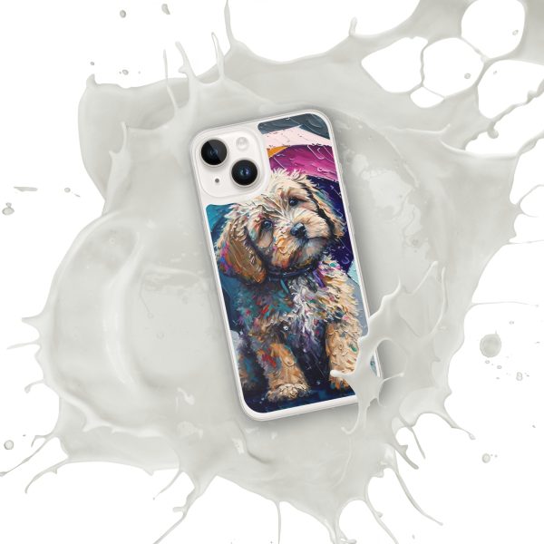 Rainy Day Cockapoo iPhone Case